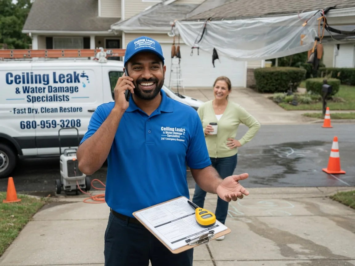 Ceiling Leak Cleanup Camas Valley, OR FAQs